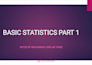 be your expert statistics, probability, and basic math tutor